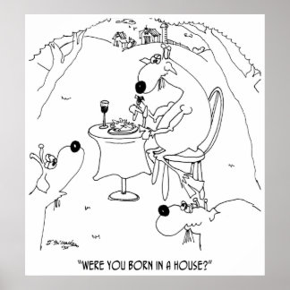 Goat Cartoon 6928 Poster