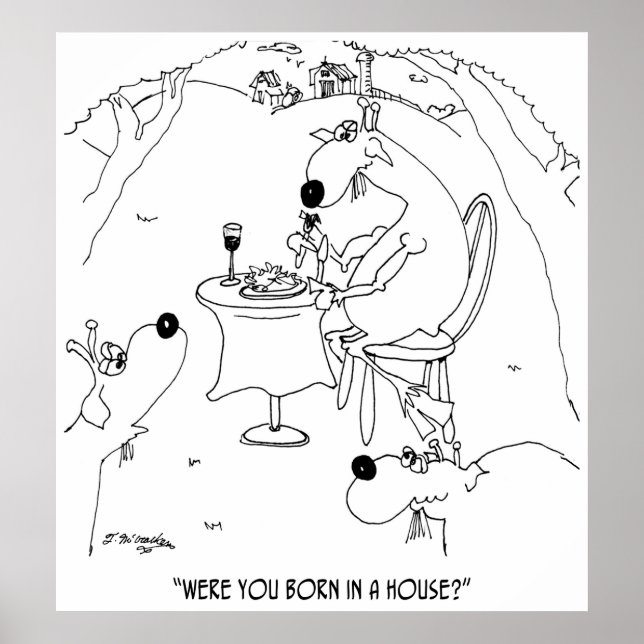 Goat Cartoon 6928 Poster (Front)