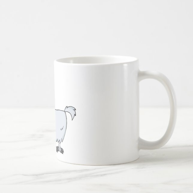 Goat Cartoon Character Coffee Mug (Right)
