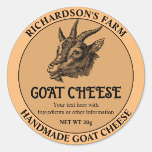 Goat Cheese Custom Products Sticker
