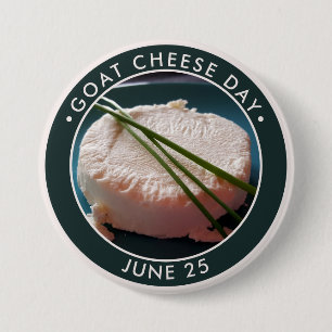 Goat Cheese Day 7.5 Cm Round Badge