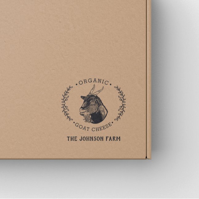 Goat Cheese Milk Farm Name  Rubber Stamp (Creator Uploaded)