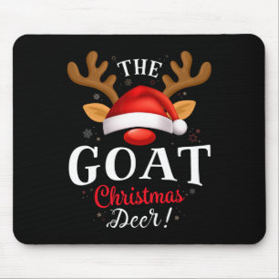 Goat Christmas Deer Pjs Xmas Family Matching  Mouse Mat