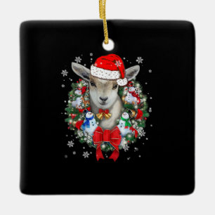 Goat Christmas Ornament Decoration Gift X-mas