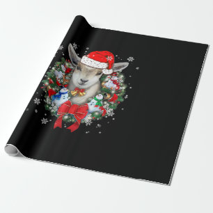 Goat Christmas Ornament Decoration Gift Xmas Gift Wrapping Paper