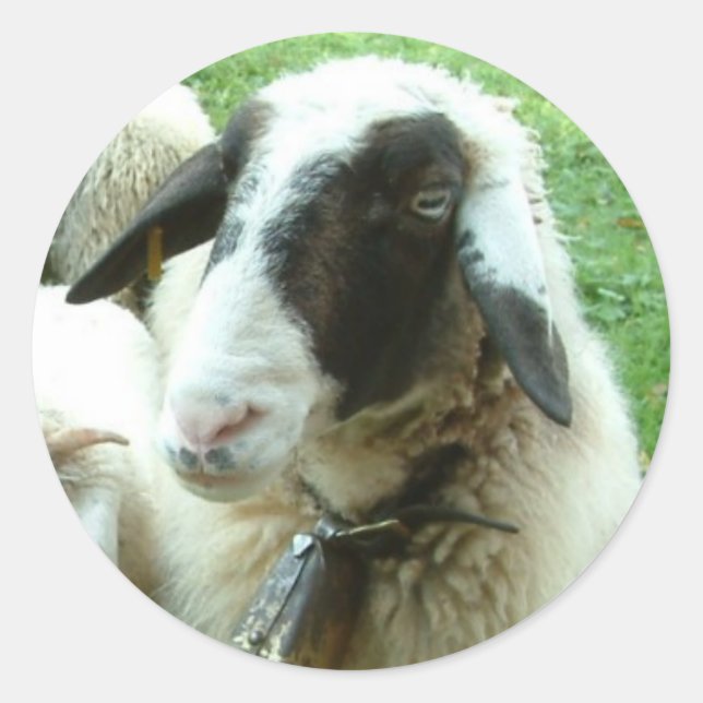 Goat Classic Round Sticker (Front)