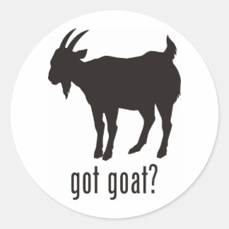Goat Classic Round Sticker