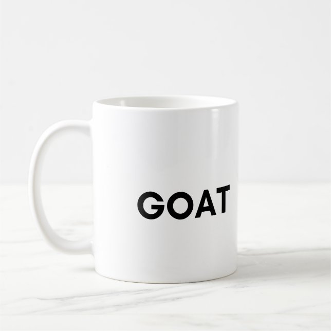 goat coffee mug (Left)