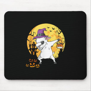 Goat Dabbing Witch Pumpkin Funny Dog Halloween Mouse Mat