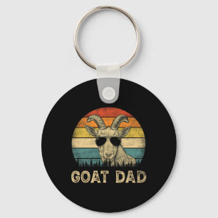 Goat Dad Goat Lovers Daddy Father's Day Key Ring