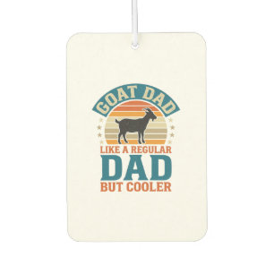 Goat Dad Like a Regular Dad But Cooler Vintage Shi Car Air Freshener