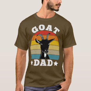 Goat Dad Retro Vintage  T-Shirt