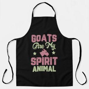 Goat design apron