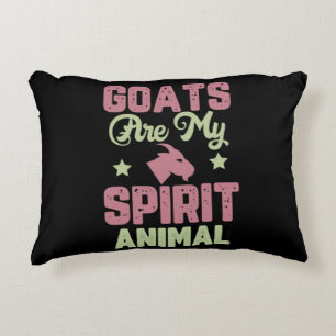 Goat design decorative cushion