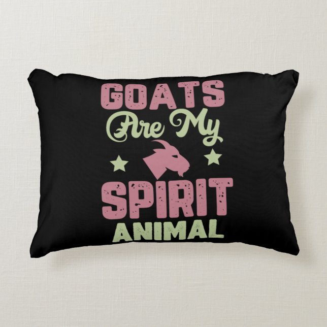 Goat design decorative cushion (Front)