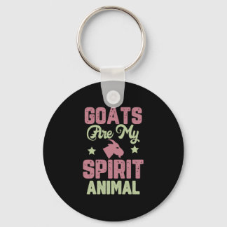 Goat design key ring