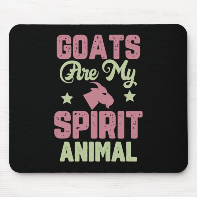 Goat design mouse mat (Front)