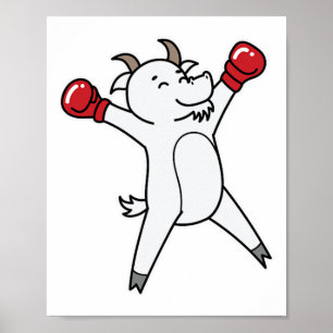 Goat Does Boxing Poster