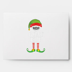 Goat Elf Matching Christmas Group Party Family Envelope