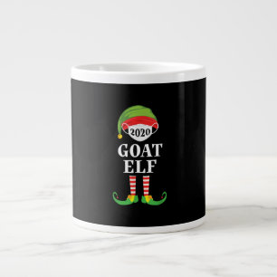 Goat Elf Matching Christmas Group Party Family Large Coffee Mug