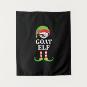 Goat Elf Matching Christmas Group Party Family Tapestry