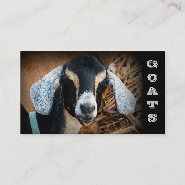 Goat Farm  Business Cards (Front)