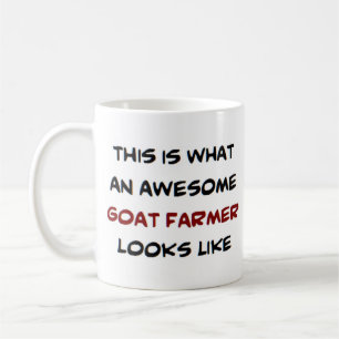 goat farmer, awesome coffee mug