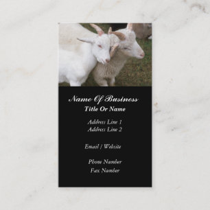 Goat Farmer Business Card