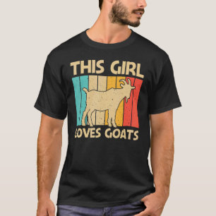 Goat For Girls Kids Farm Animal Lover Goat Whisper T-Shirt