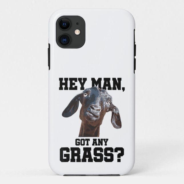 Goat for Goat Lovers Farm Apparel Meme Pun Funny G Case-Mate iPhone Case (Back)