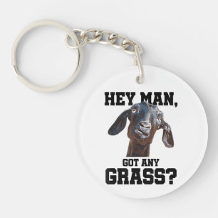 Goat for Goat Lovers Farm Apparel Meme Pun Funny G Key Ring