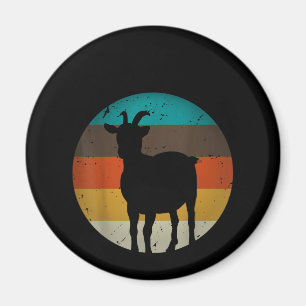 Goat Gift Vintage Retro Funny Dairy Farmer Animal Magnet