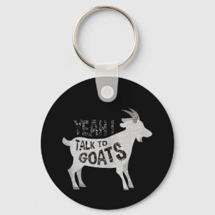 Goat Gifts for Goat Lovers Funny Key Ring