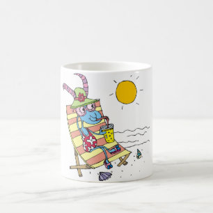 Goat Girl on Beach Coffee Mug