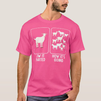 Goat Goat Themed Domestic Goat Lover T-Shirt