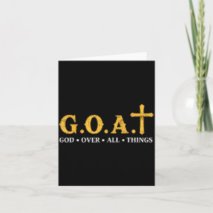 Goat God Over All Things Card