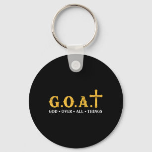 Goat God Over All Things Key Ring