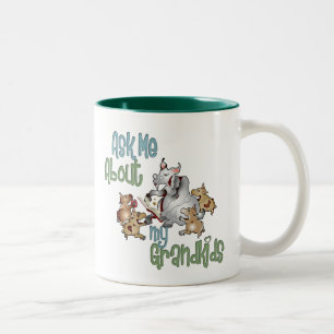 Goat Grand Kids - Grandma Two-Tone Coffee Mug
