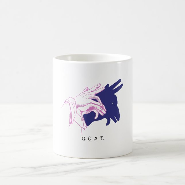 GOAT- Greatest Of All Time Coffee Mug (Center)