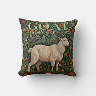 GOAT Greatest of all Time Cushion