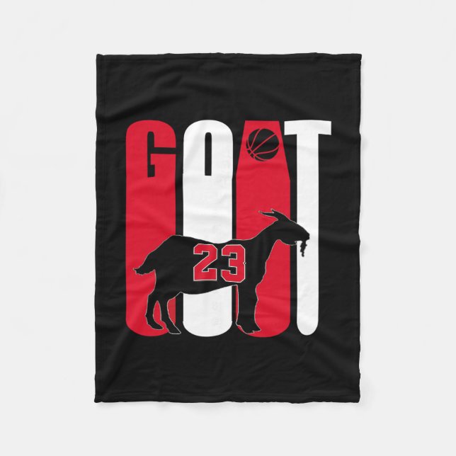 Goat (greatest Of All Time) Sketll 23  Fleece Blanket (Front)