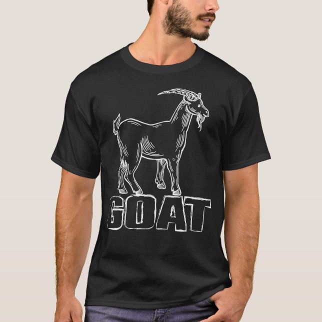 GOAT  Greatest of All Time  Sports  T-Shirt (Front)