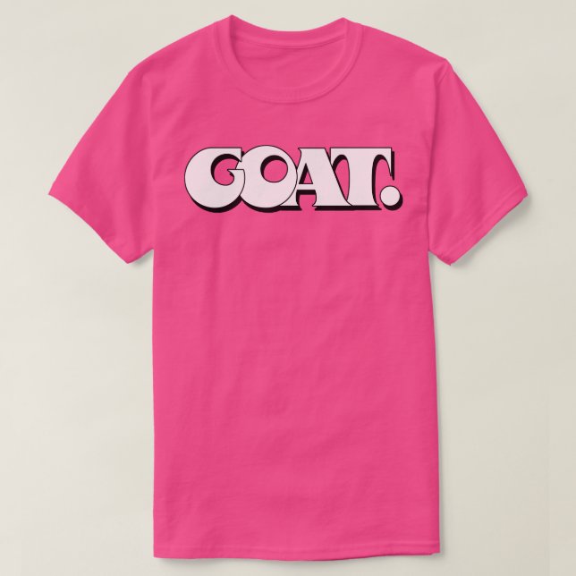GOAT Greatest of all time T-Shirt (Design Front)