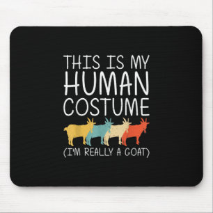 Goat Halloween Human Costume Mouse Mat