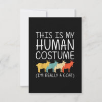 Goat Halloween Human Costume
