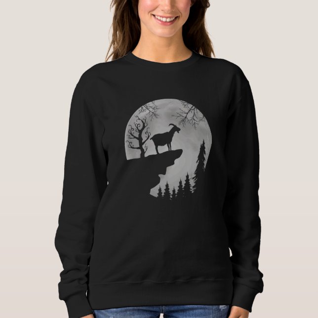 Goat Halloween Spooky 1 Sweatshirt (Front)