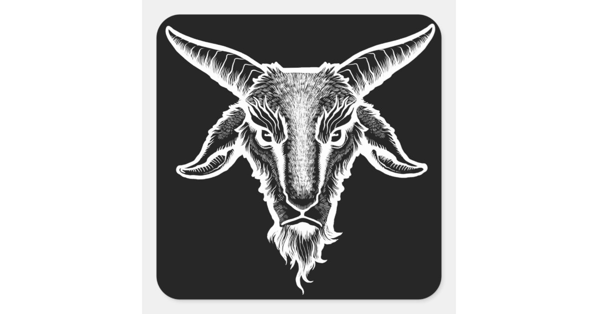 Goat Head Sticker Zazzle