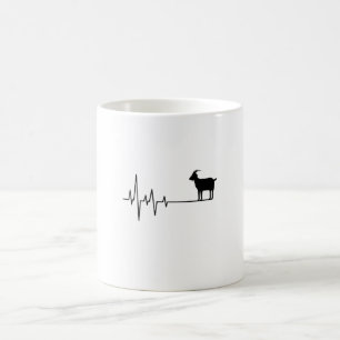 Goat Heartbeat Coffee Mug