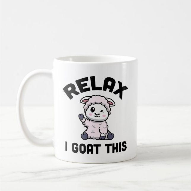 Goat Humour Quote: I Goat (Got) This  Coffee Mug (Left)