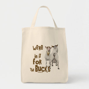 Goat - In it for the Bucks Tote Bag
